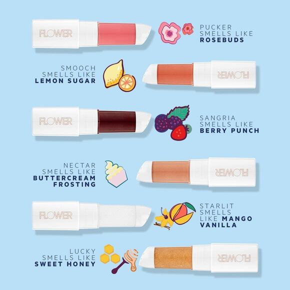 Lot of 2 FLOWER BEAUTY Petal Pout Lip Mask | Scented | Starlit - Vanilla Mango - Picture 4 of 7